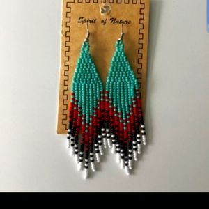 BEADED EARRINGS